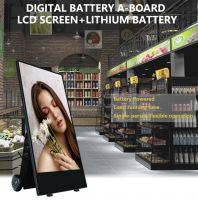 43” Portable Battery Powered Advertising LCD Display (NEW)